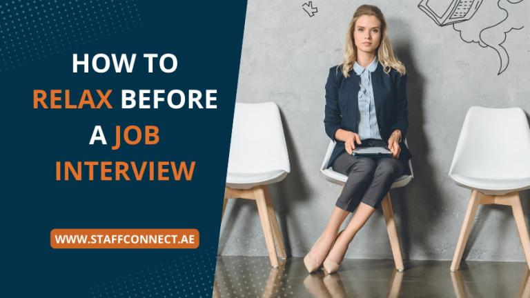 How to Relax Before a Job Interview