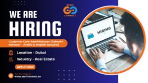 Customer Care Administrator (Bahraini National – Arabic & English Speaker)