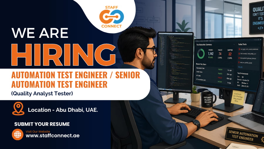 Automation Test Engineer Senior Automation Test Engineer ( Quality Analyst Tester)