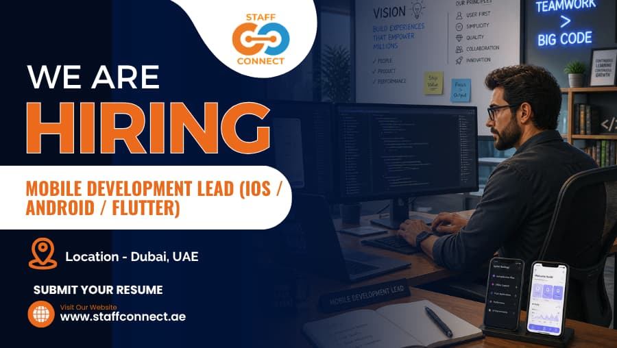 Mobile Development Lead (iOS Android Flutter)